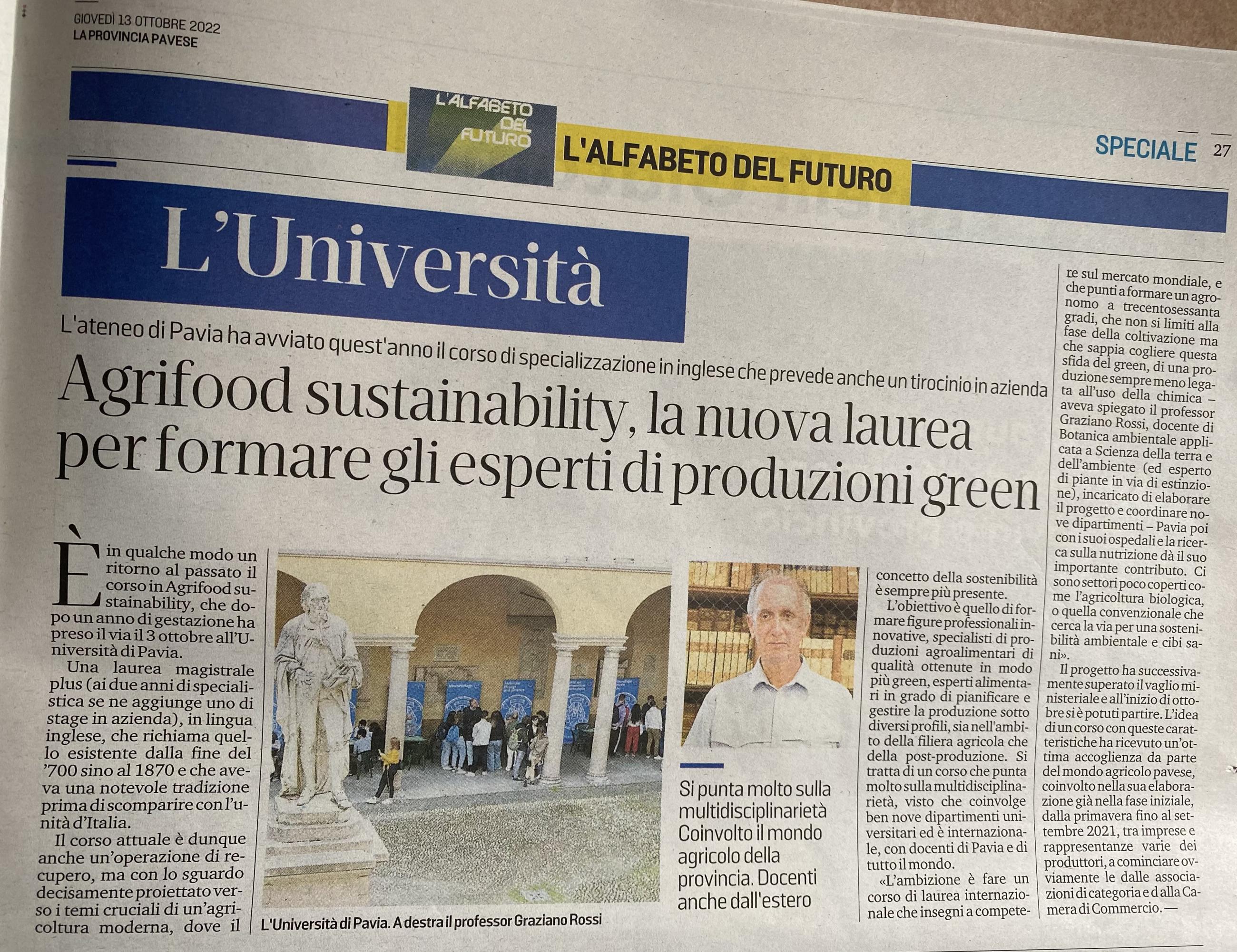 Agrifood sustaniability